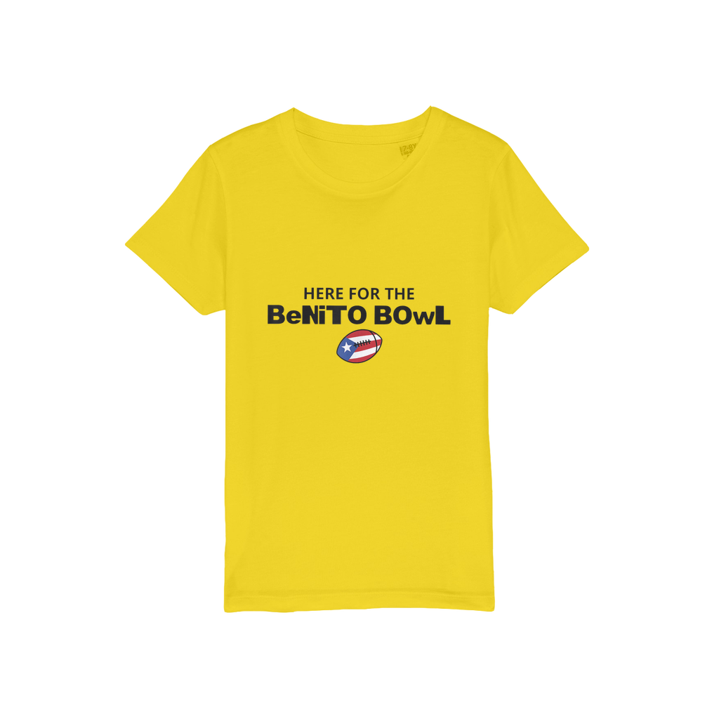 Benito Bowl Organic Jersey Kids T-Shirt