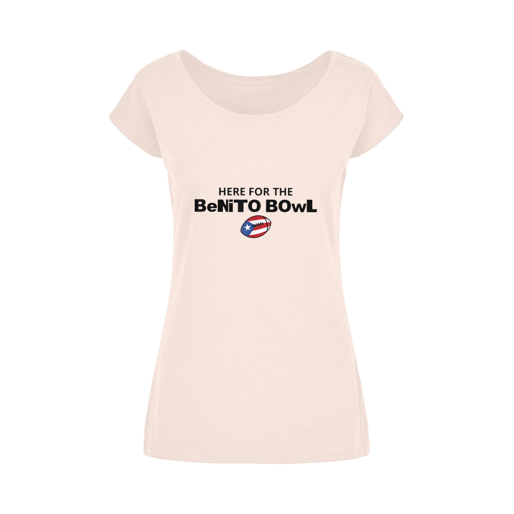 Benito Bowl Wide Neck Womens T-Shirt XS-5XL