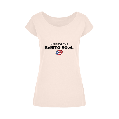 Benito Bowl Wide Neck Womens T-Shirt XS-5XL